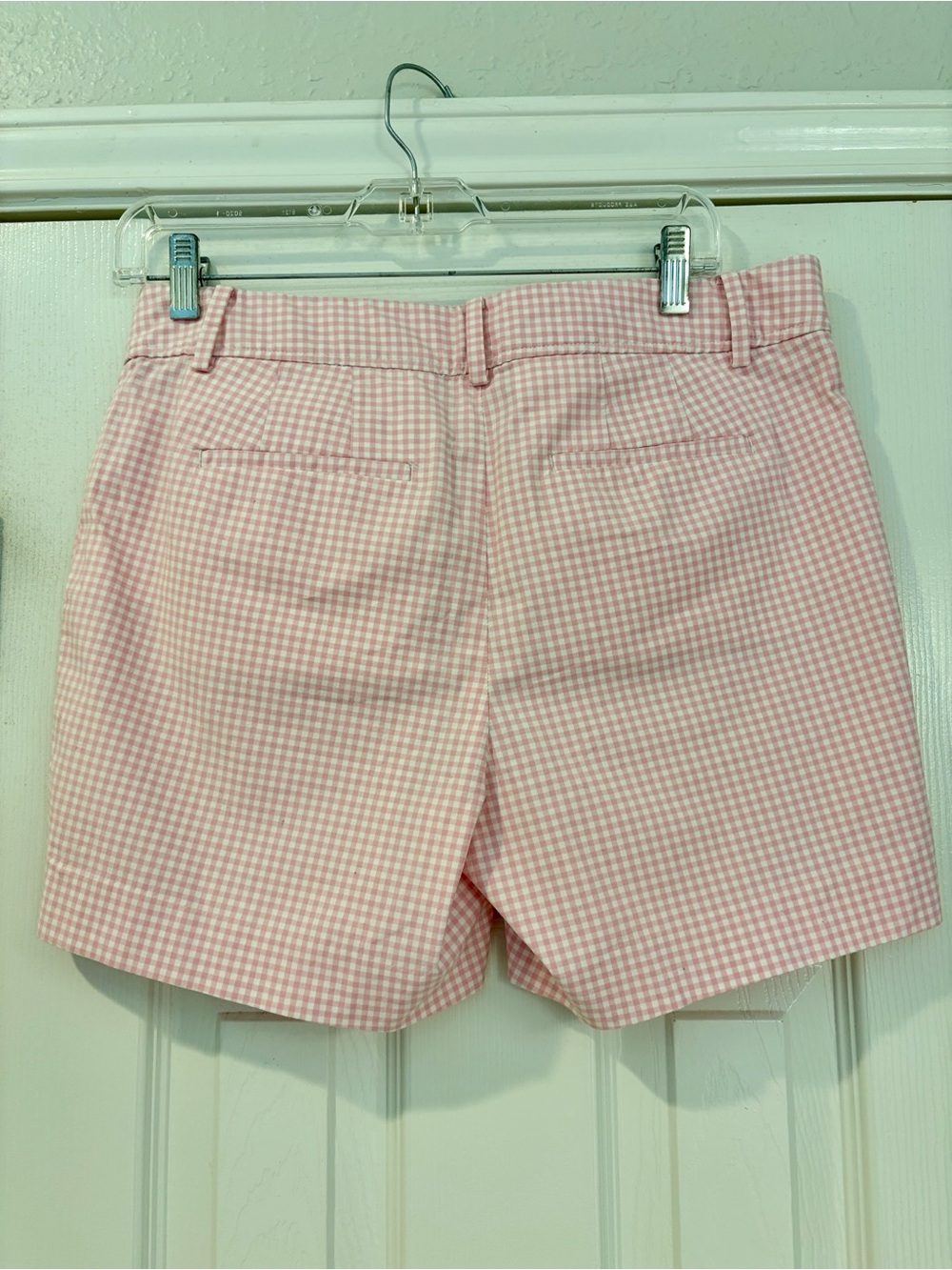 Talbots Pink Gingham Perfect Short with 5 inch inseam. - Picture 2 of 6